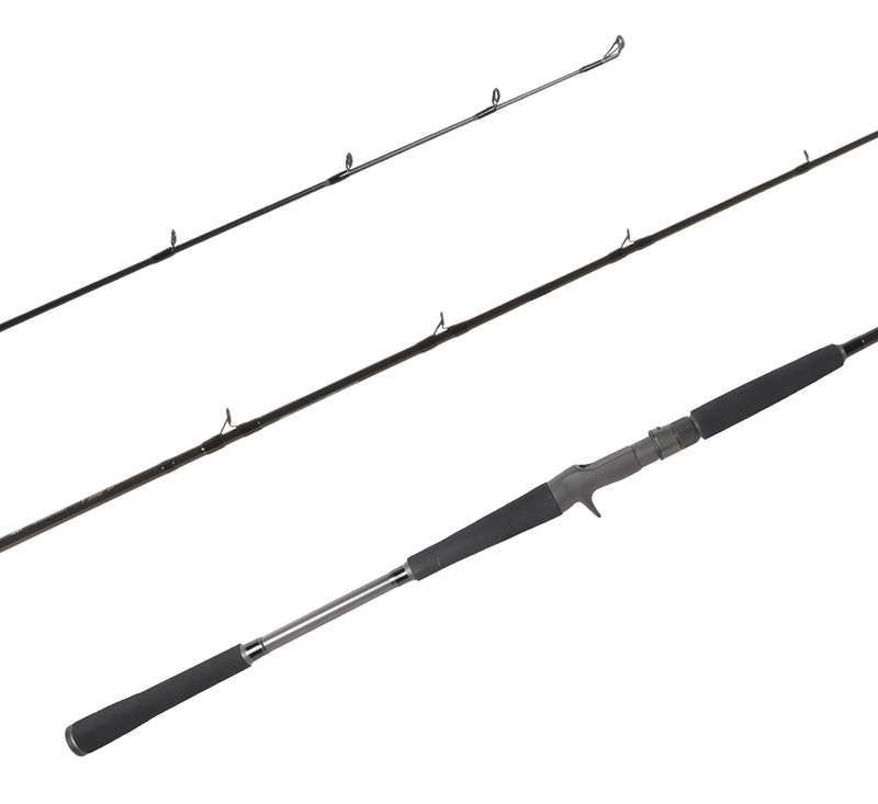 Ocean Tackle International OTI-LBI701MHFC Pitch Black Inshore Conventional Rod