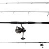 Ocean Tackle International Pitch Black Inshore/Daiwa BG MQ4000D-XH Spinning Reel Combo