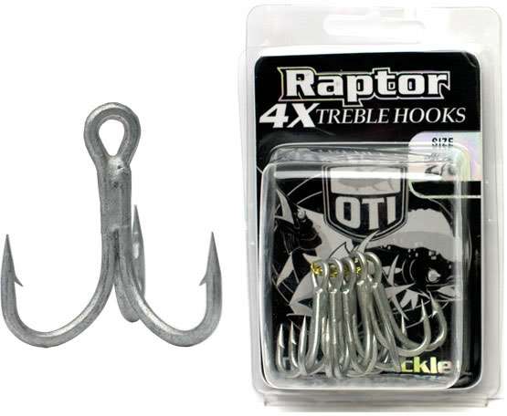 Ocean Tackle International Raptor 4X Treble Hooks - OTI-5104-2