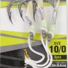 Ocean Tackle Raptor Glow Assist Hook - 10/0 - OTI-5103-10G