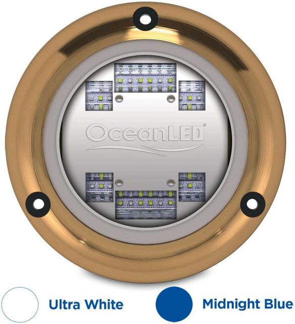 OceanLED - 012103BW Sport S3124s LED Light - Ultra White/Midnight Blue