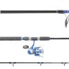 Okuma Blue Azores Reel/TackleDirect Jig Rod Fluke Combo