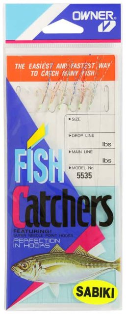 Owner 5535 Mackerel Fish Skin Sabiki Bait Catcher Rigs 5535-017/10