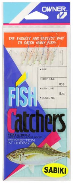 Owner 5536 Mackerel Fish Skin Sabiki Bait Catcher Rigs 5536-097/4