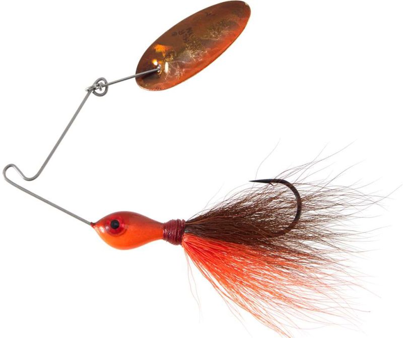 Panther Martin Bearded Banshee Spinnerbait - Brown Orange Holographic