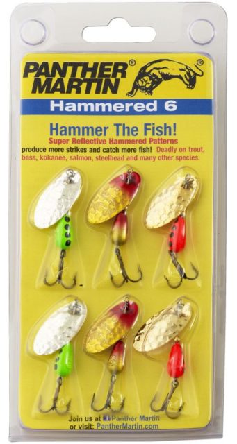 Panther Martin Hammered 6-Pack Spinner Kit