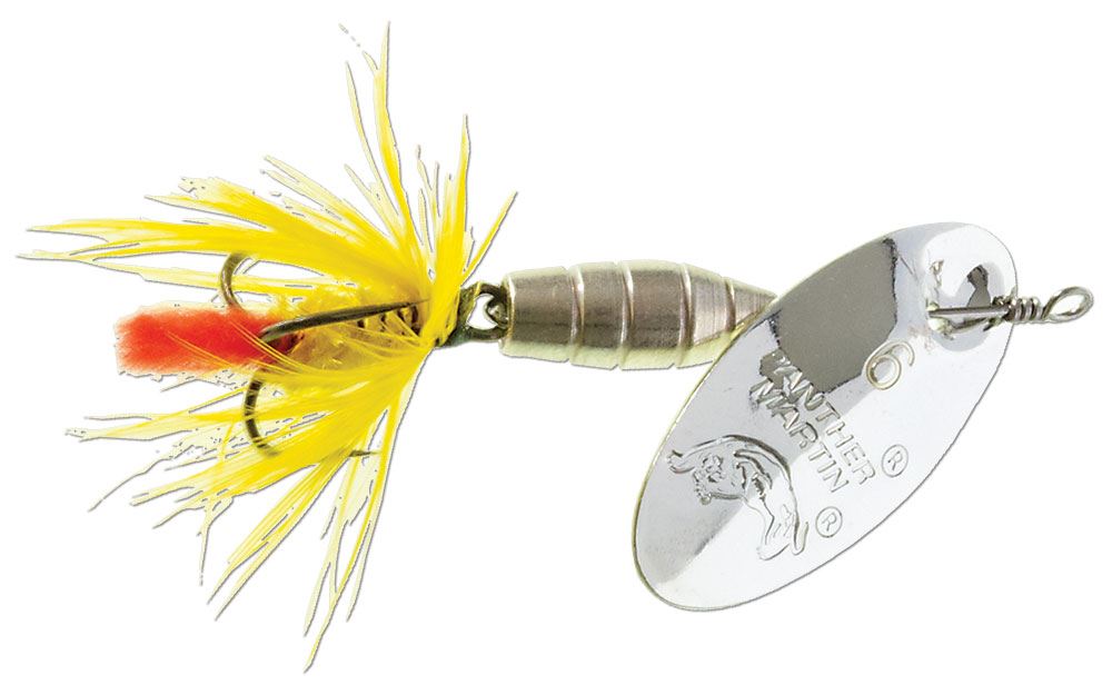 Panther Martin Inline Spinner - #1 - Fly Silver & Yellow