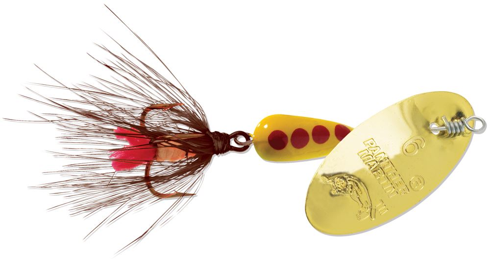 Panther Martin Inline Spinner - #4 - Regular Fly Gold & Brown