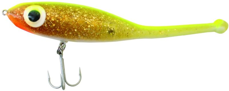 Paul Brown Devil Twitchbait - Chartreuse Gold White Belly - DEV-91