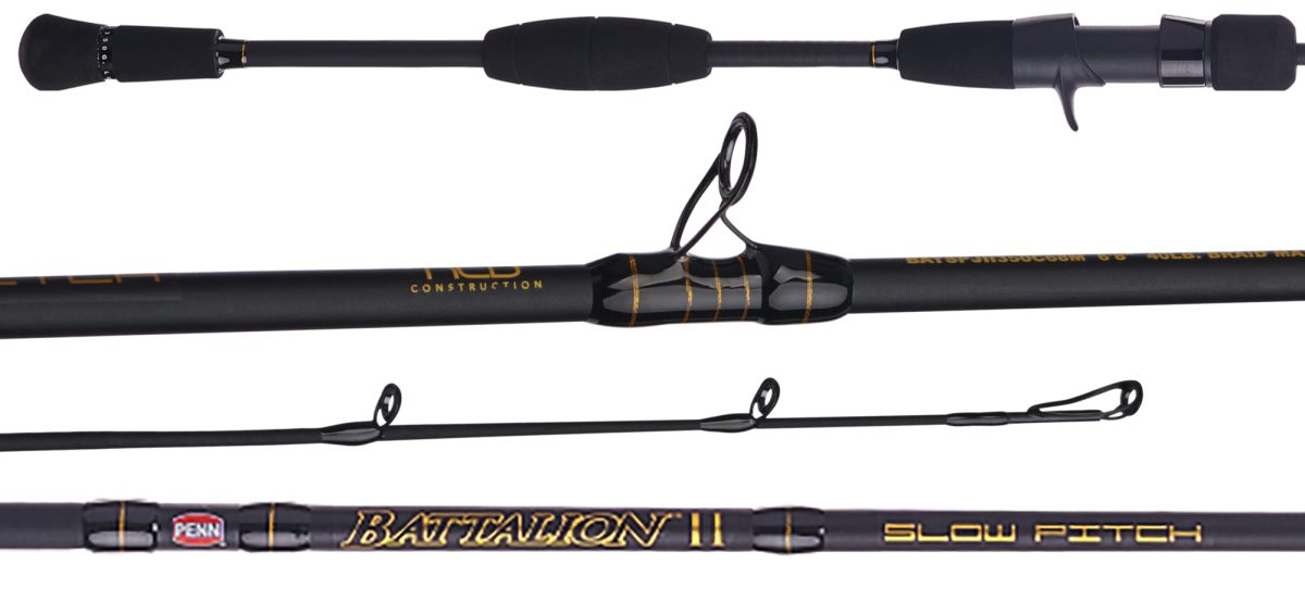 Penn Battalion II Slow Pitch Casting Rod - BATSPJII350C68M