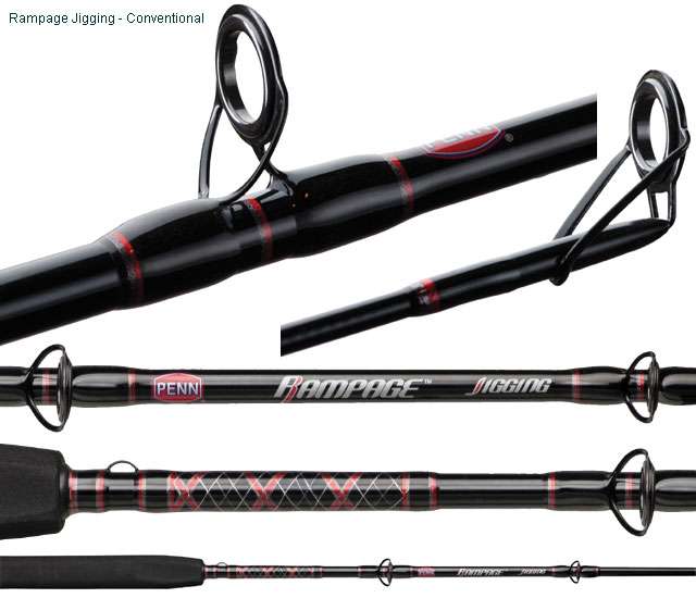 Penn - RAMJG3080C66 Rampage Jigging Rod - Conventional