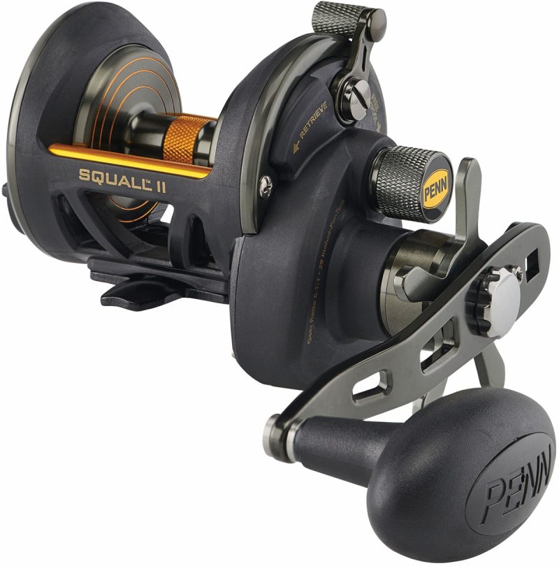 Penn SQLII125DLH Squall II Star Drag Reel