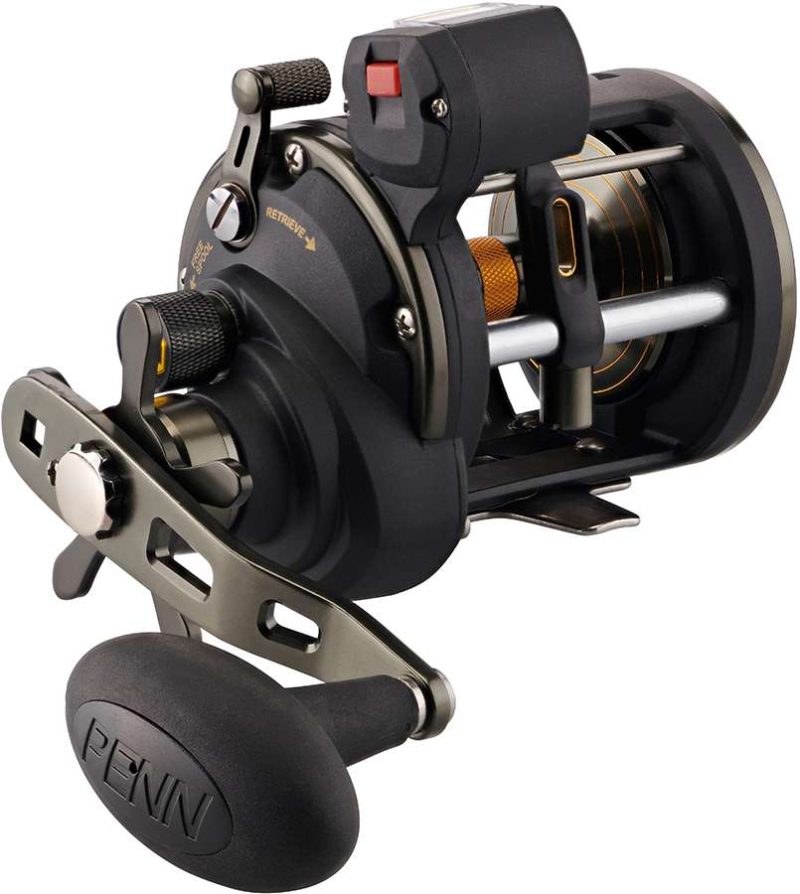 Penn SQLII20LWLC Squall II Level Wind Line Counter Conventional Reel