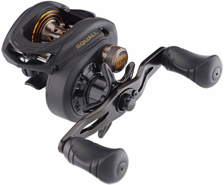 Penn Squall Low Profile Baitcasting Reel - SQL200LPLH