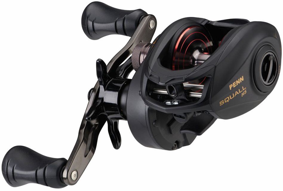 Penn Squall Low Profile Baitcasting Reel - SQL300LPHS