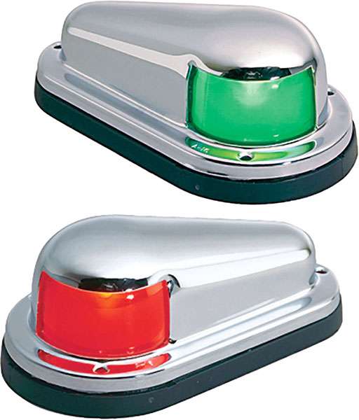 Perko Horizontal Mount Side Lights - 0915DP0CHR