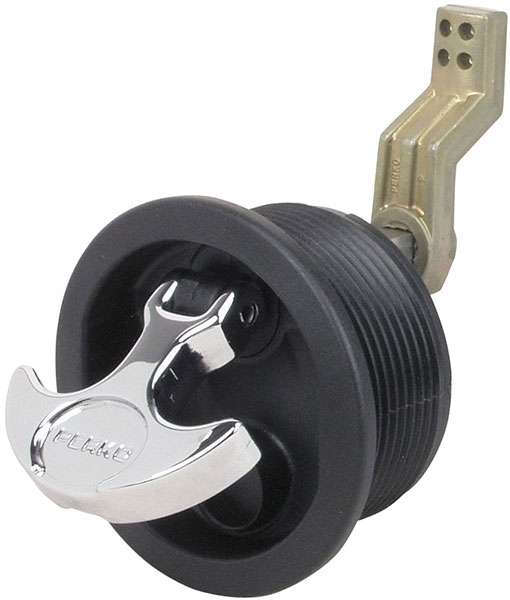 Perko T-Handle Surface Mount Latch - Non-Locking, Offset - 1092DP1BLK