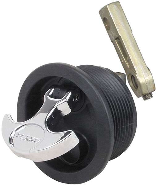 Perko T-Handle Surface Mount Latch - Non-Locking, Straight - 1092DP3BLK