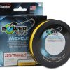 PowerPro Maxcuatro Braided Fishing Line 50lb 500yds Hi-Vis Yellow