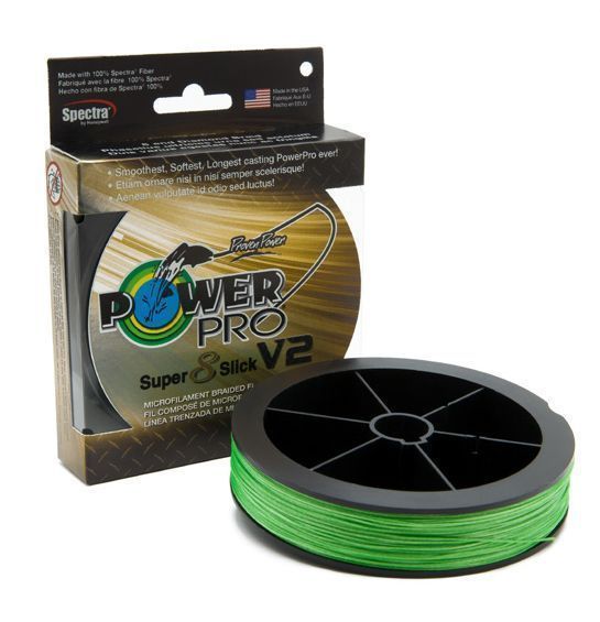 PowerPro Super Slick V2 Braided Line 10lb 300yds - Aqua Green