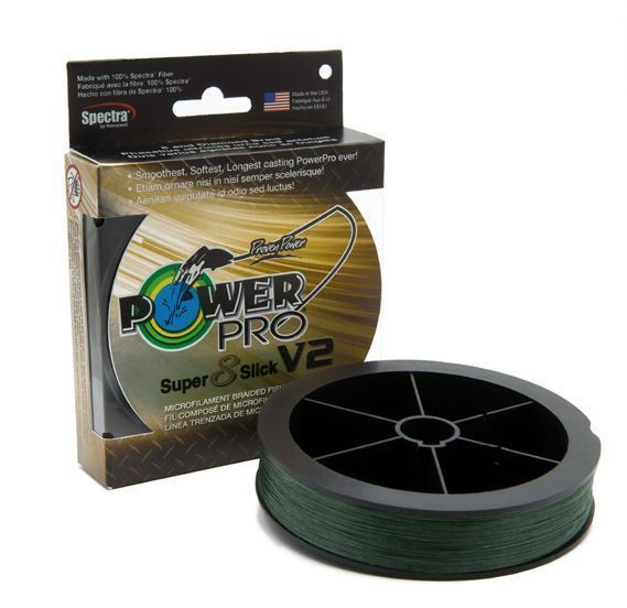 PowerPro Super Slick V2 Braided Line 50lb 300yds - Moss Green