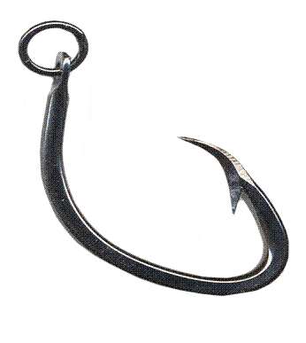 Quick Rig Charlie Brown Circle Hooks Ringed Black Nickel 12/0 3pack