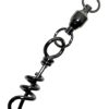 Quick Rig Sea Buoy DWE 4mm 180 Ball Bearing Corkscrew Swivel 10 Pack