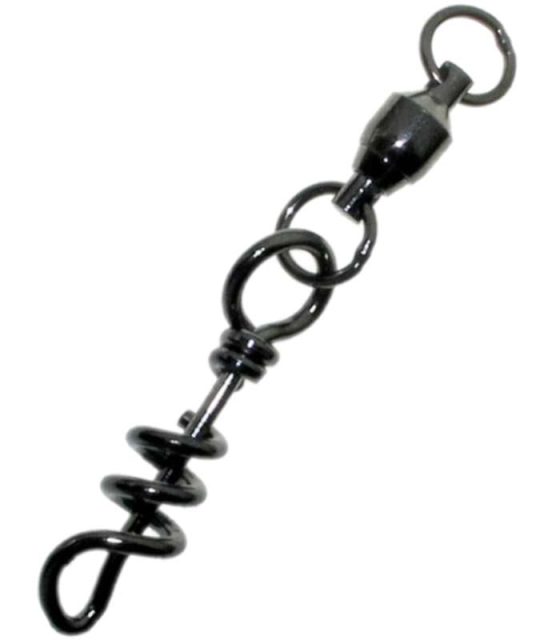 Quick Rig Sea Buoy DWE 4mm 180 Ball Bearing Corkscrew Swivel 10 Pack