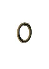 Quick Rig Stainless Steel Welded Rings #5 Black Nickel 200# 12 Pack