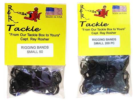 R & R Black Rigging Bands 1000pk Small - RBS1000