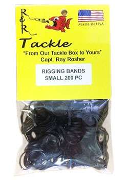 R & R Black Rigging Bands 200pk Small - RBS200