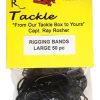 R & R Black Rigging Bands 50pk Large - RBL50