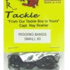 R & R Black Rigging Bands 50pk Small - RBS50