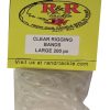 R & R Tackle Clear Rigging Bands - Large - 50pk