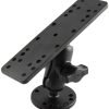 RAM 1" Ball Mount w/ Rectangle & Round Bases (AMPS) - RAM-B-111U-A