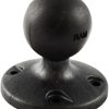 RAM 2.5" Composite Round Base w/ AMPS Hole Pattern & 1.5" Ball