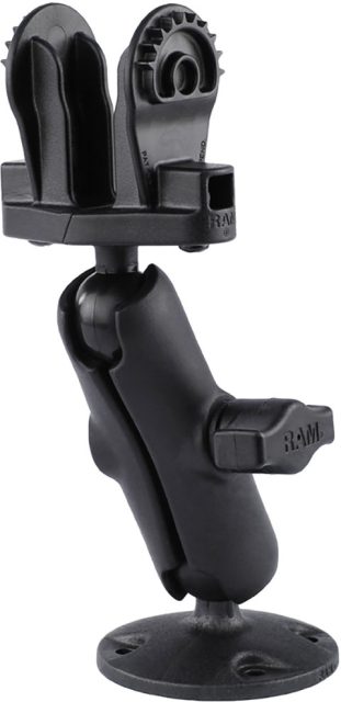 RAM Composite Double Ball Mount for Lowrance Hook2 - B Size - 1 in.