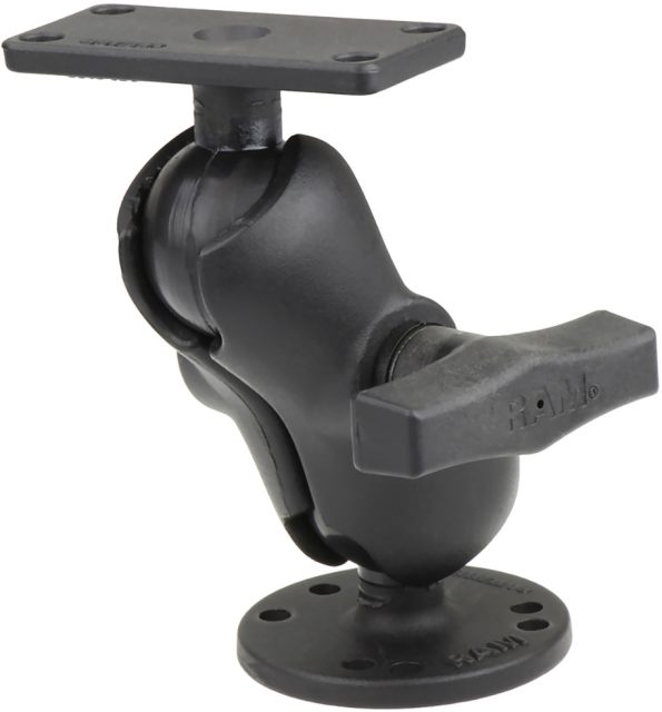 RAM Drill-Down Double Ball Mount for Humminbird Helix 5 - C - 1.5 in.