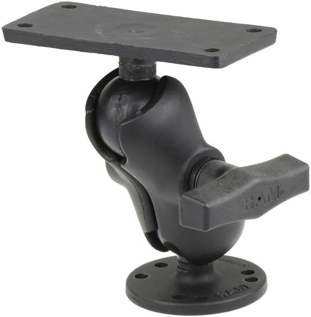 RAM Drill-Down Double Ball Mount for Humminbird Helix 7 - C - 1.5 in.