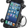 RAM EZ-ON/OFF Bicycle Mount w/ Universal X-Grip Cell Phone Holder