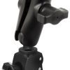 RAM Small Tough-Claw Base w/ 1" Diameter Double Socket Arm