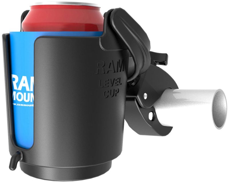 RAM Tough-Claw Mount w/ Self-Leveling Cup Holder
