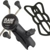 RAM Universal X-Grip Cell Phone Cradle w/ Double Socket Arm