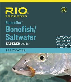 RIO Fluoroflex Bonefish/Saltwater Tapered Leader - 9ft - 12lb - 6-24512