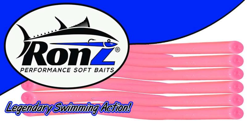 RONZ 4BT 4in Replacement Tails 12 Tails/Bag Pink Fluorescent