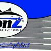 RONZ 4BT 4in Replacement Tails 12 Tails/Bag Silver Metallic