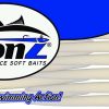 RONZ 4BT 4in Replacement Tails 12 Tails/Bag White Pearl