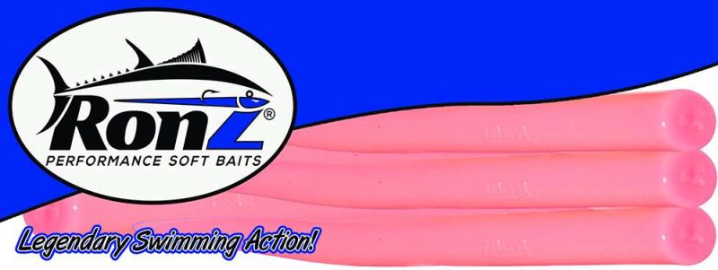 RONZ 8BT 8in Replacement Tails 6 Tails/Bag Pink Fluorescent