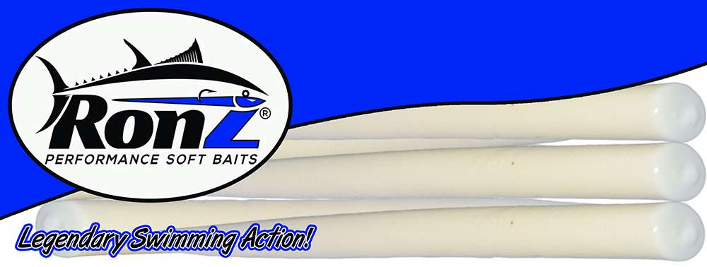 RONZ 8BT 8in Replacement Tails 6 Tails/Bag White Pearl