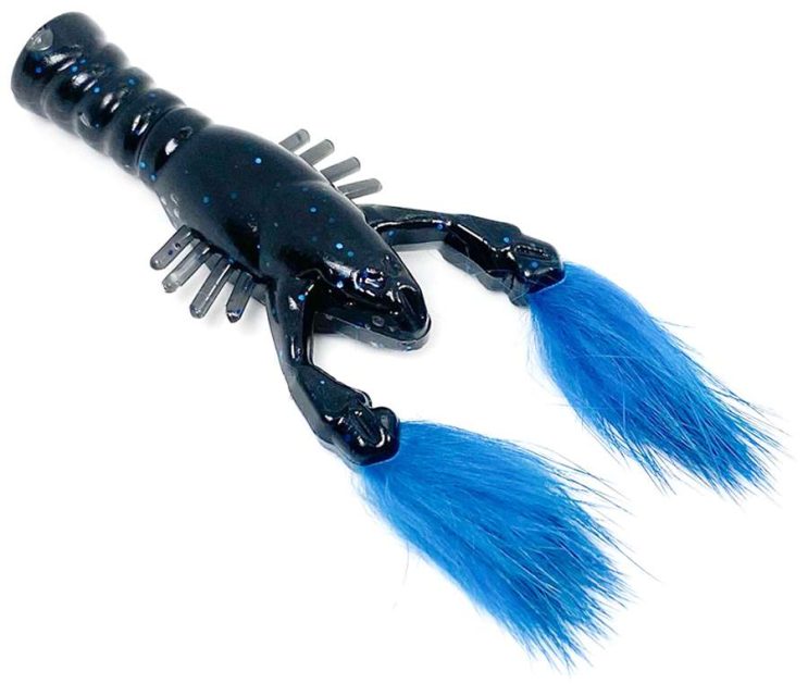 Rabid Baits Rabid Craw - 3in - Black and Blue